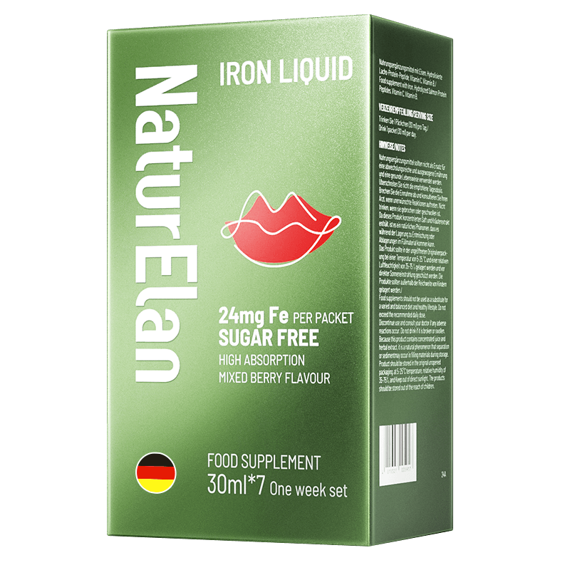 德国呐兔自然红唇补铁口服液